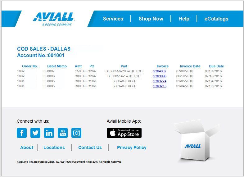 Aviall Logo - Core Report