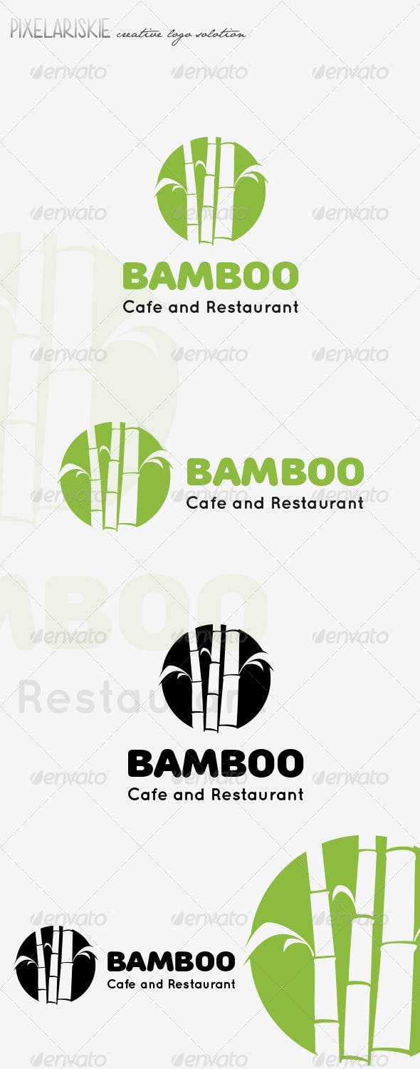 Bamboo Logo - Bamboo Logo by pixelariskie | GraphicRiver