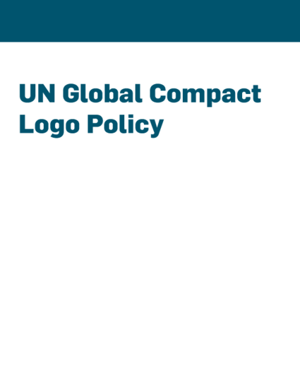 Policy Logo - UN Global Compact Logo Policy | UN Global Compact
