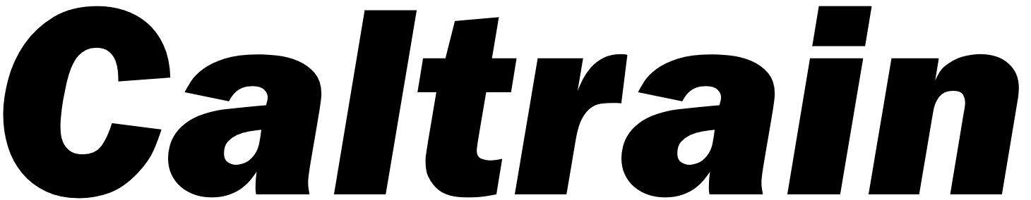 Caltrain Logo - What font or fonts is/are used by Caltrain? - Quora