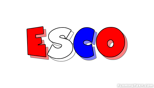 Esco Logo - United States of America Logo | Free Logo Design Tool from Flaming Text