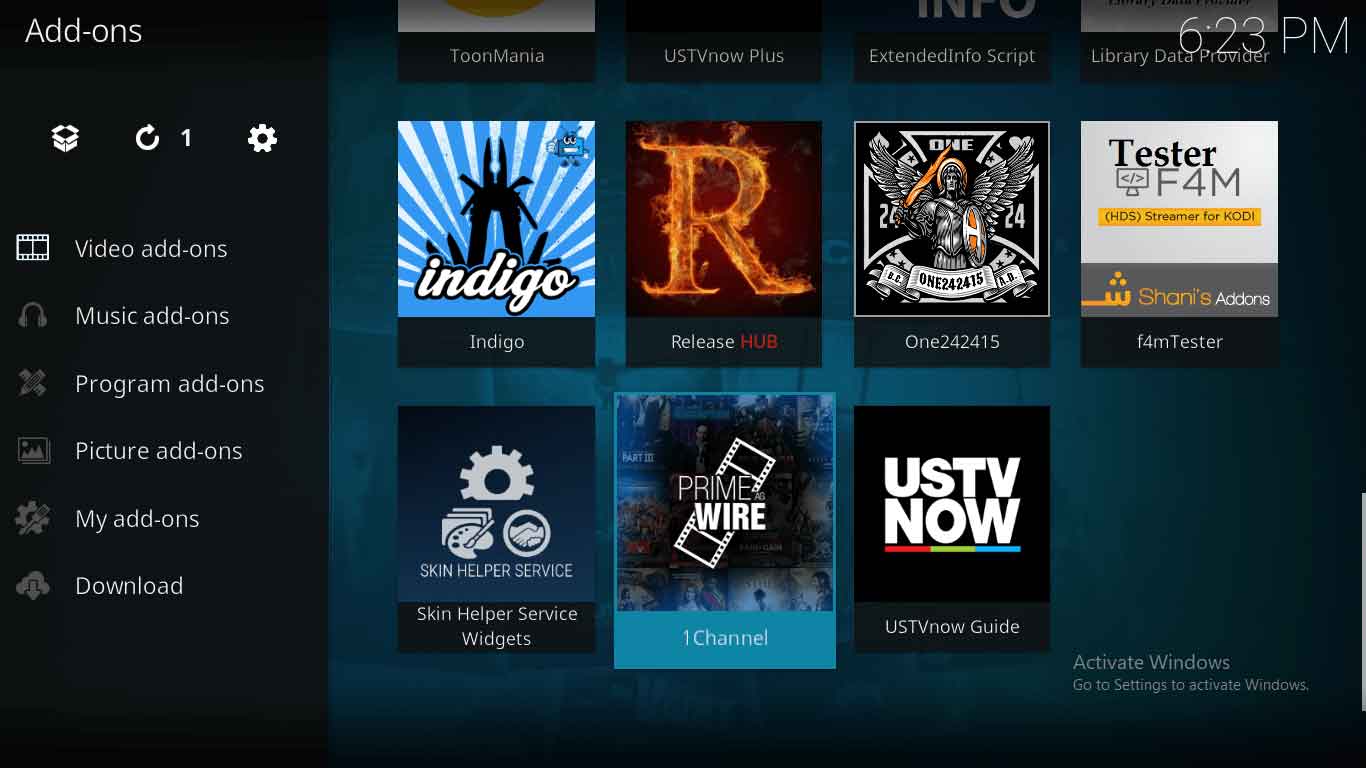 1Channel Logo - How to Install 1Channel PrimeWire on Kodi Xbmc in 7 Steps