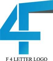 F4 Logo - F4 Letter Logo Vector (.AI) Free Download
