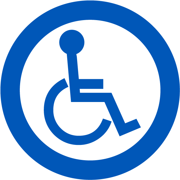 Handicap-Accessible Logo - Handicap Accessible Label G2022 - by SafetySign.com