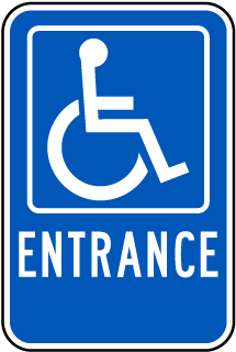 Handicap-Accessible Logo - Handicap Accessible Signs | Wheelchair Signs Made in the USA