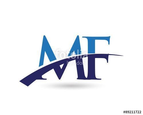 MF Logo - MF Logo Letter Swoosh Stock Image And Royalty Free Vector Files
