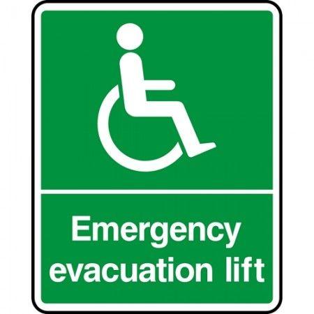 Handicap-Accessible Logo - Wheelchair Accessible Symbol, Emergency Evacuation Lift Sign