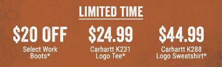 BootBarn Logo - Columbia Mall ::: $20 Off Select Work Boots, $24.99 Carhartt K231 ...