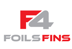 F4 Logo - 4Fins Foils | hydrofoils for kiteboarding and windsurfing