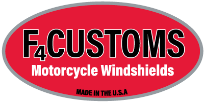 F4 Logo - Motorcycle Aftermarket Replacement Windshields