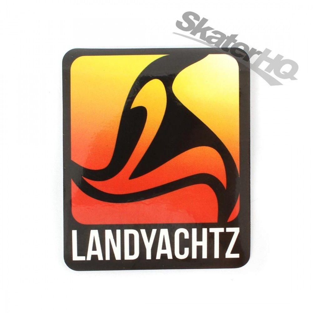 Landyachtz Logo - Landyachtz Logo Sticker - Orange Skater HQ