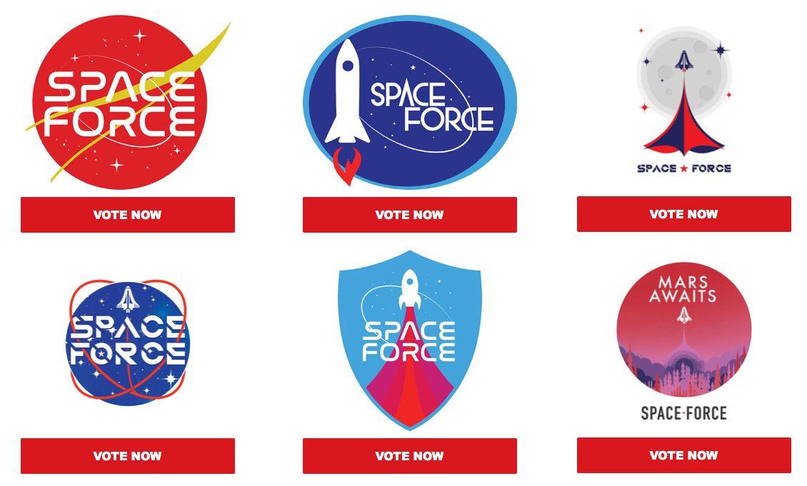 Vote Logo - Brand New: Space Force Logo Vote