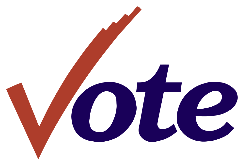 Vote Logo - Voter Registration. Government and Community Affairs