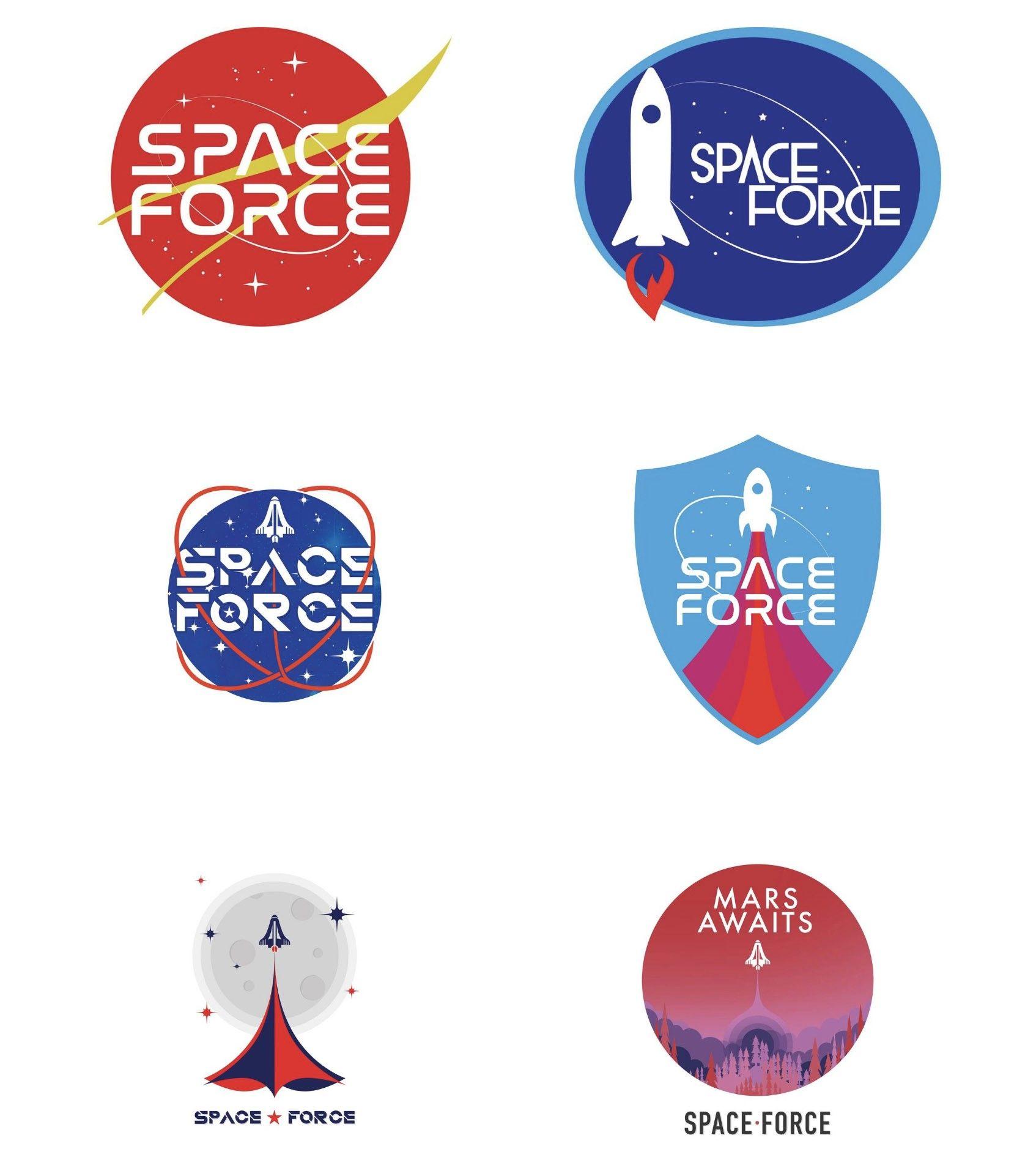 Vote Logo - Trump 2020 campaign asks supporters vote on logo for Space Force merch