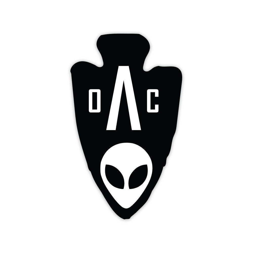 AOC Logo - AOC LOGO BLACK DECAL - Alien Outdoors™ Co.