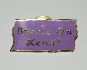Xena Logo - Xena, Warrior Princess, Battle On Xena! Logo Metal Enamel Pin 1998