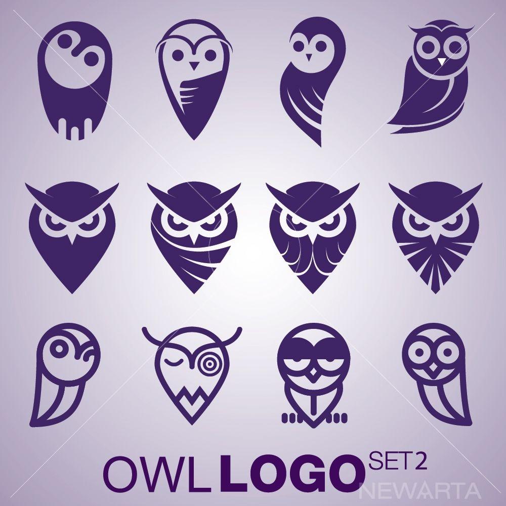 Owil Logo - Owl logo set 2 - newarta