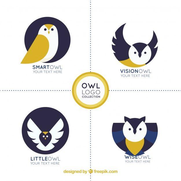 Owil Logo - Creative owl logo collection Vector | Free Download