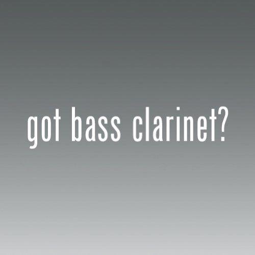 Clarinet Logo - Amazon.com: (2x) Got Bass Clarinet Logo sticker vinyl decals: Automotive