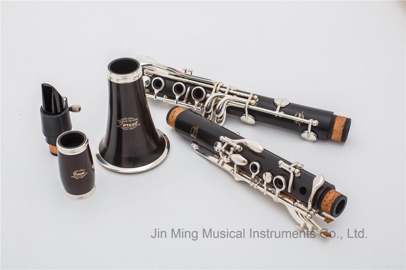 Clarinet Logo - China Wooden Professional 17 Key Tone Bb Clarinet, OEM Logo