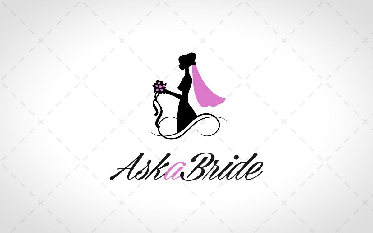 Bride Logo - Bride Logo | Beautiful Bridal Logo For Sale - Lobotz
