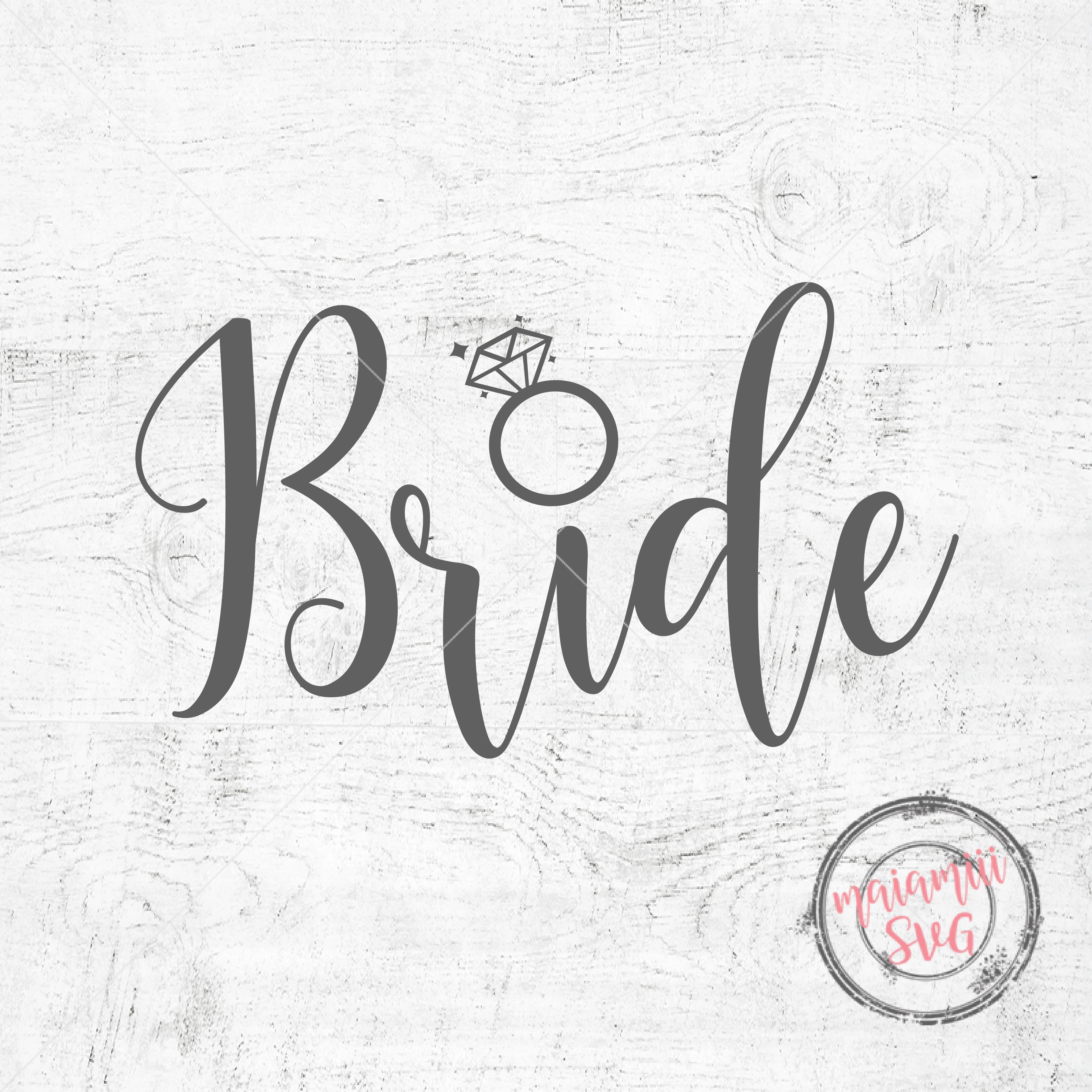 Bride Logo - Bride SVG Wedding SVG Cut File or Printable PNG Bride Clip art ...