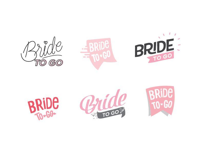 Bride Logo - Logo - Bride to Go Blog by Cho Martínez | Dribbble | Dribbble