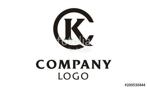 KC Logo - Initial KC / Monogram KC logo design inspiration Stock image