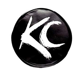 KC Logo - KC HiLiTES 5117 6 Round Black Vinyl Light Cover w