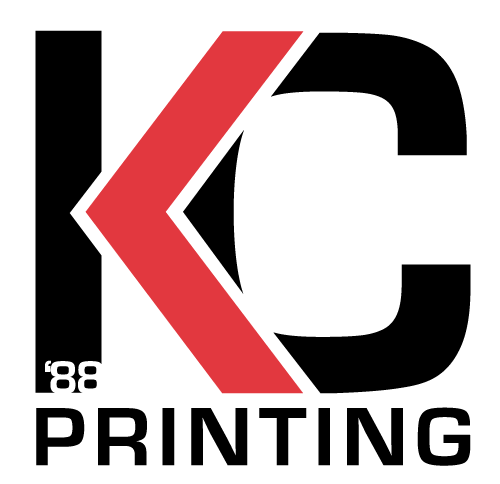 KC Logo - KC Printing Services. One. Stop. Shop. Printing 382 8822