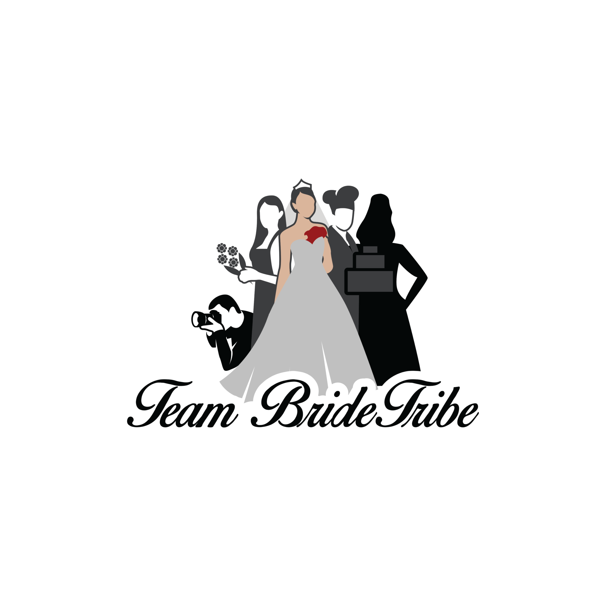 Bride Logo - Team BrideTribe – Helping brides plan and create the wedding of ...