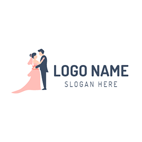 Bride Logo - Free Wedding Logo Designs. DesignEvo Logo Maker