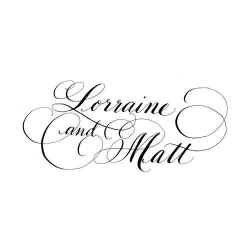 Bride Logo - Wedding Calligraphy Bride and Groom Logo DIY Calligraphy Artwork ...