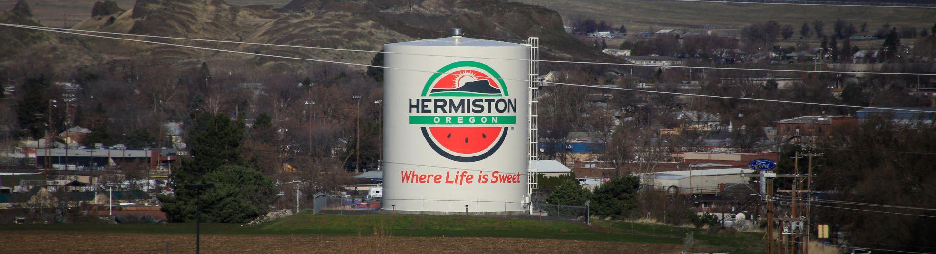 Hermiston Logo - Hermiston, Oregon life is sweet. Business View Magazine