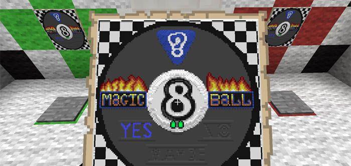 Mcpedl Logo - Magic 8 Ball [Redstone]. Minecraft PE Maps
