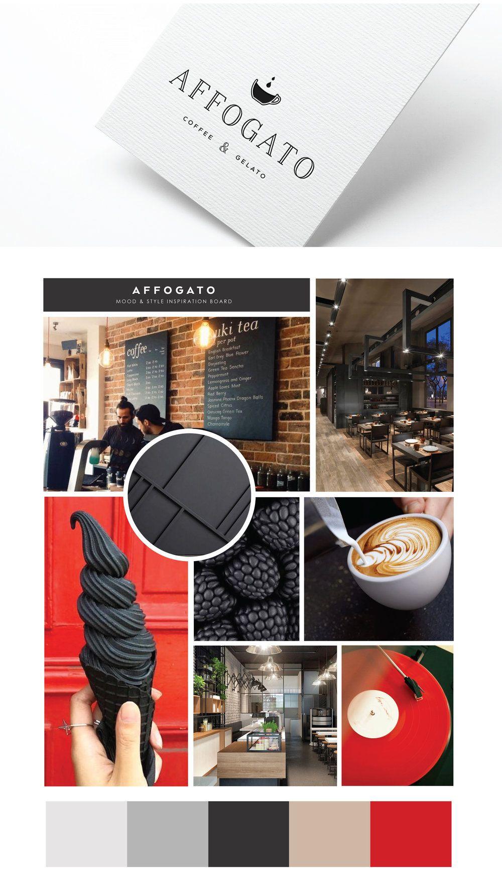 Affogato Logo - AFFOGATO BRAND — Creative Allure Design | Freelance Graphic + Brand ...