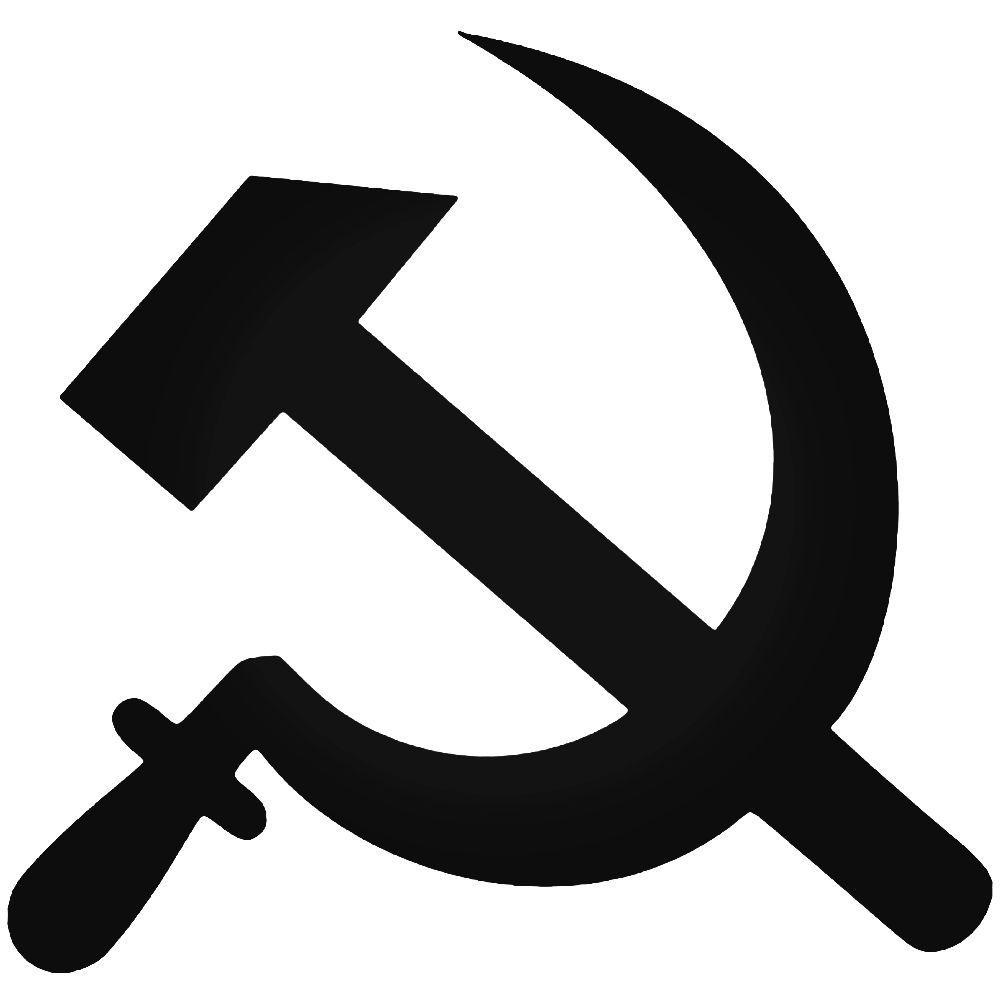 Comunist Logo - Hammer Sickle Communist Symbol Sticker