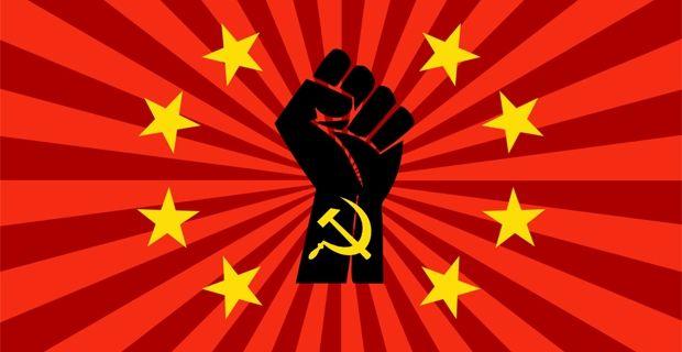 Comunist Logo - Political Pistachio: Capitalist Pizza Franchise Chooses Communist Logo