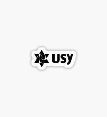 Usy Logo - Usy Logo Stickers | Redbubble