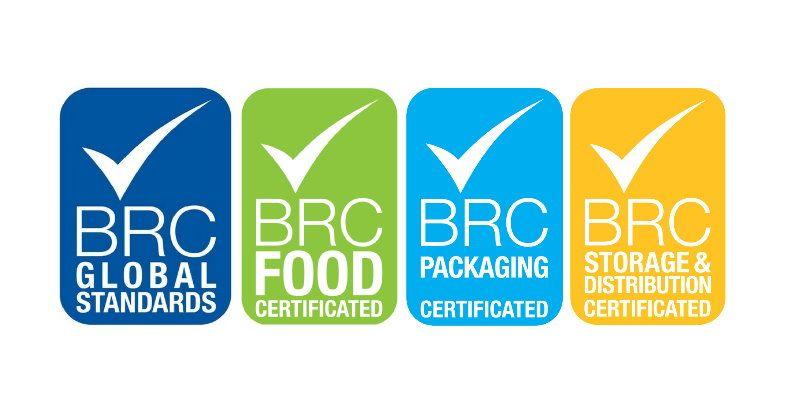 brc food certificate logo clipart