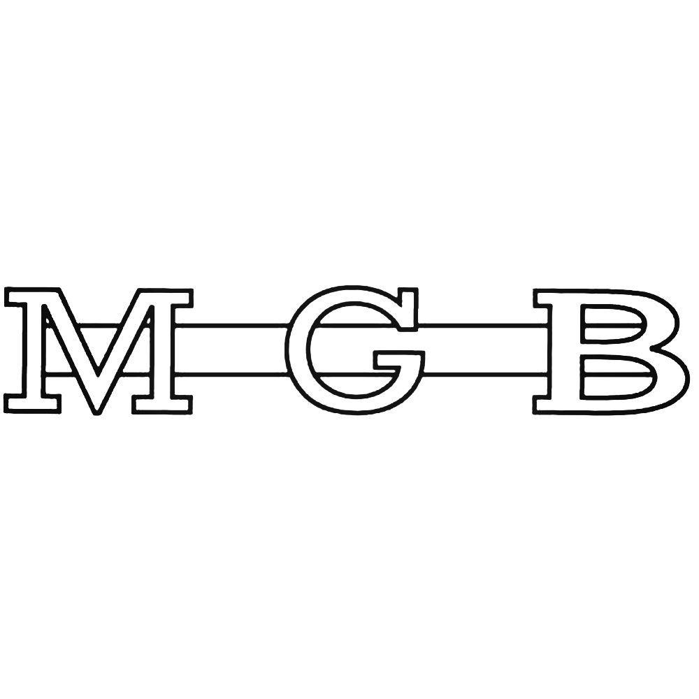 MGB Logo - Mg Mgb Logo Decal Sticker