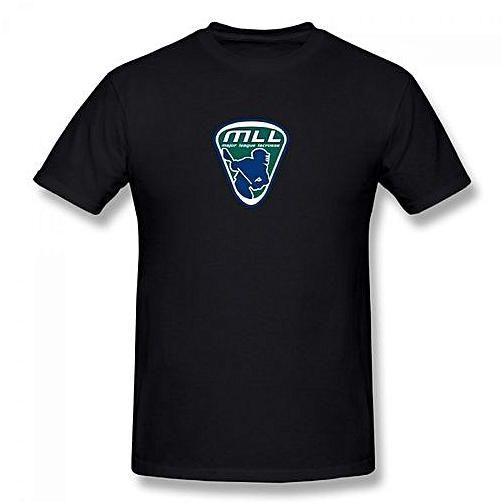 MLL Logo - Generic Major League Lacrosse Mll Logo Men's Cotton Short Sleeve