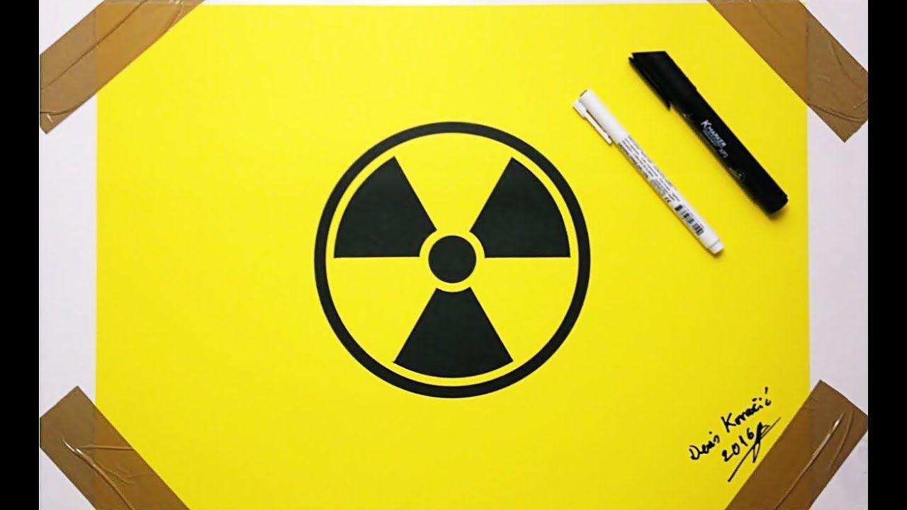 Nuclear Logo - Nuclear Logo Drawing - Fan Art Danger Symbol - YouTube