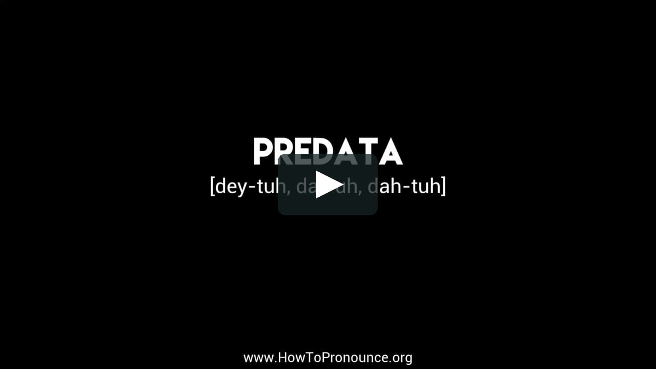 Predata Logo - How to Pronounce “predata” on Vimeo