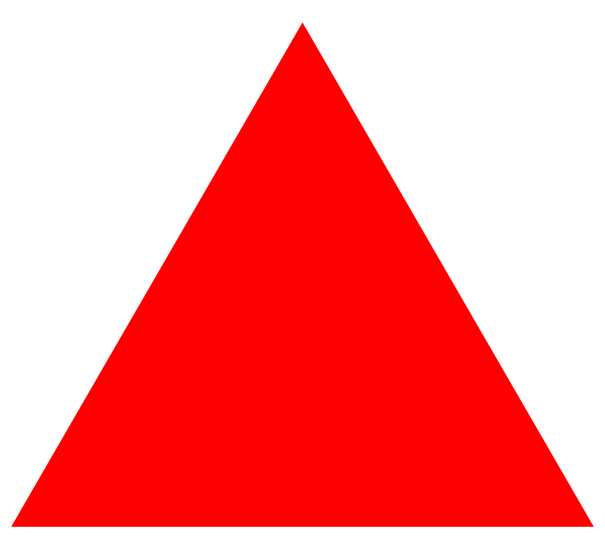 4 Red Triangles Logo LogoDix