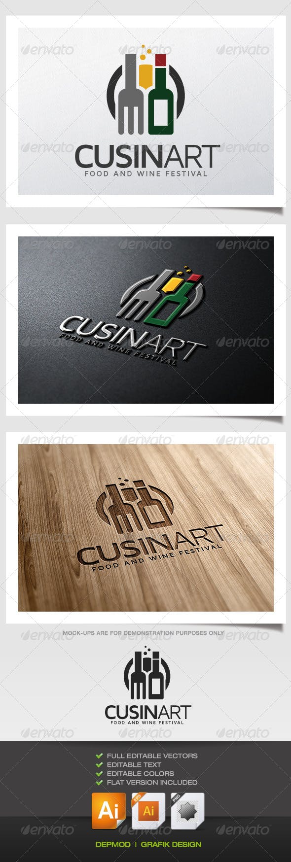 Cuisinart Logo - Cuisinart Logo by Opaq | GraphicRiver