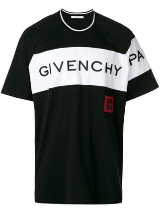 Givency Logo - Givenchy Logo Paris Band 4G T Shirt
