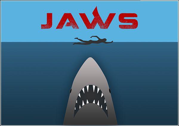 Jaws Logo - JAWS Minimal Tribute Poster + New Logo