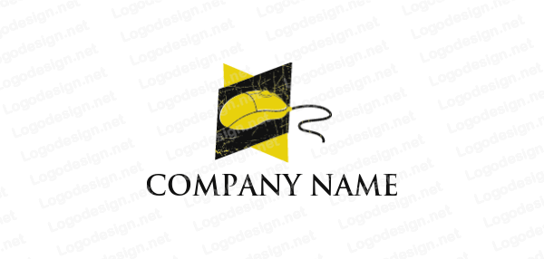 Parallelogram Logo - Computer mouse in parallelogram. Logo Template by LogoDesign.net