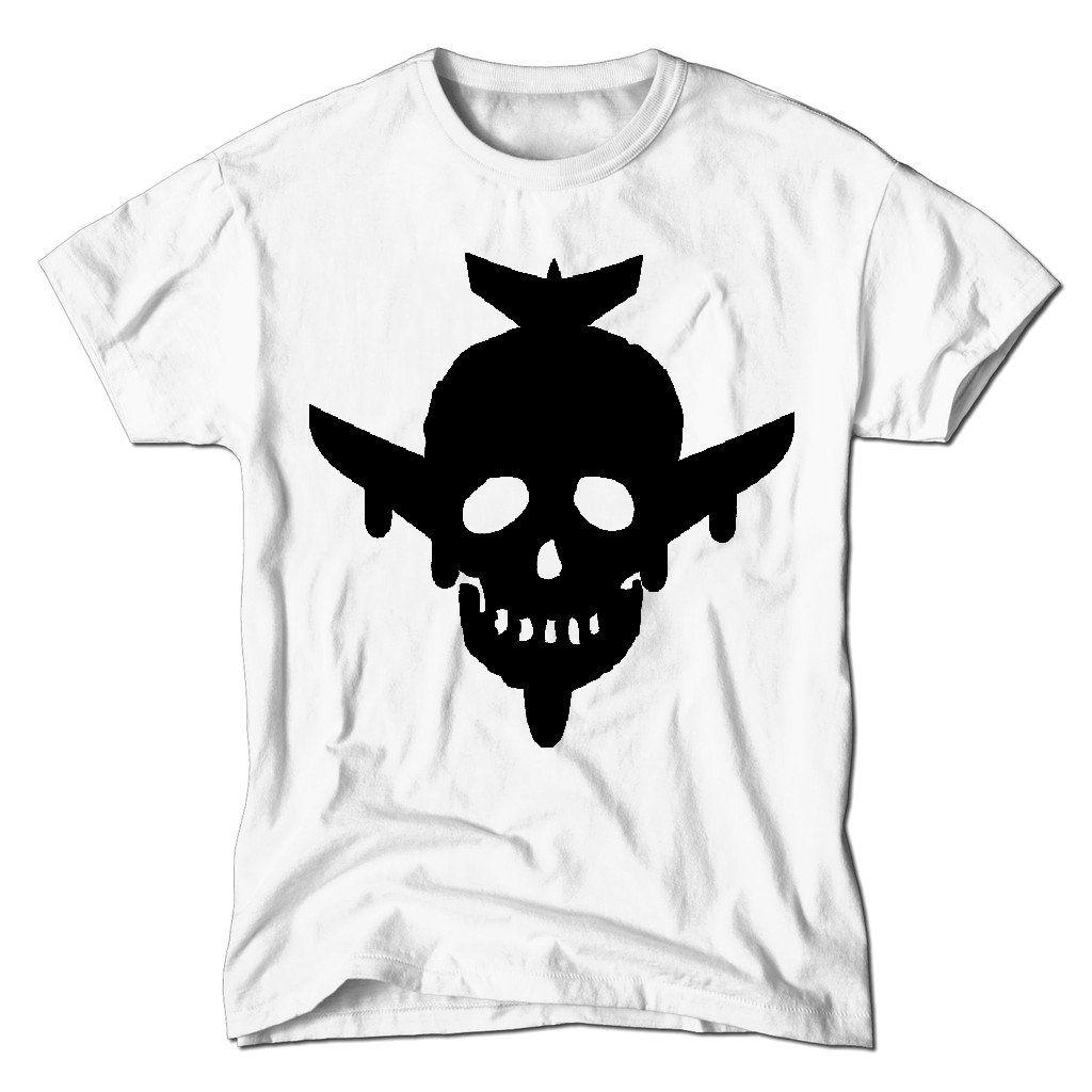 Plne Logo - White Skull/Plane Logo T-Shirt – Pete International Airport